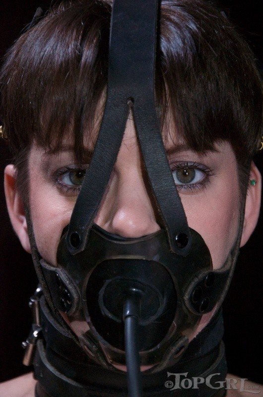 Hazel Hypnotic stockings babe is bound in dark dungeon and gagged #70802974
