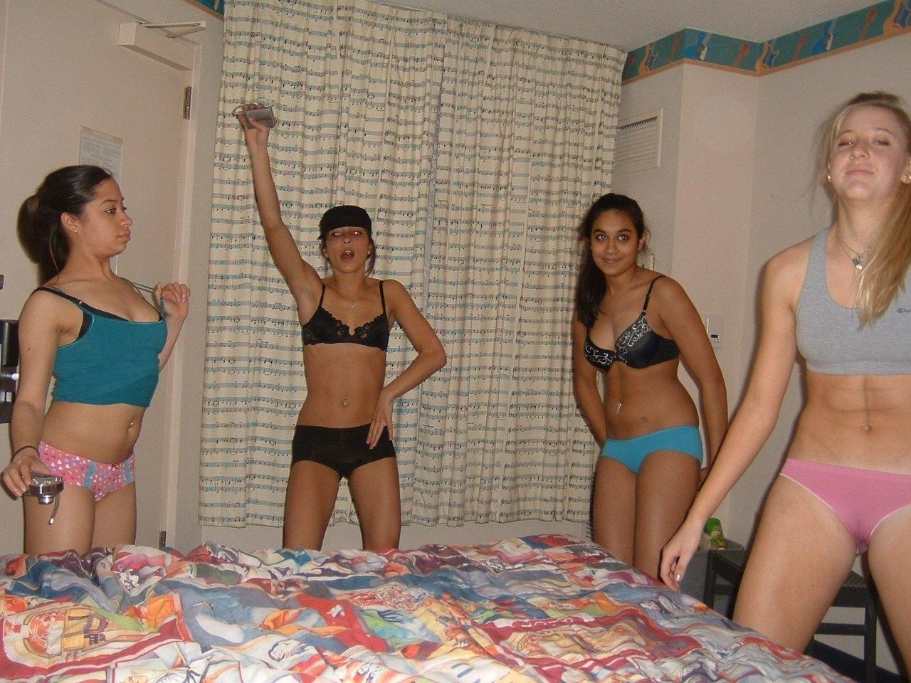 Random pics of college hotties wasted and flashing their underwear at parties #76398276