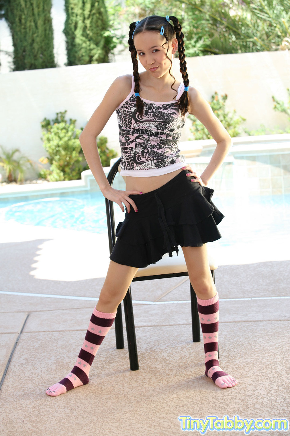 Tiny Tabby is ready to get this dildo inside her #69781919