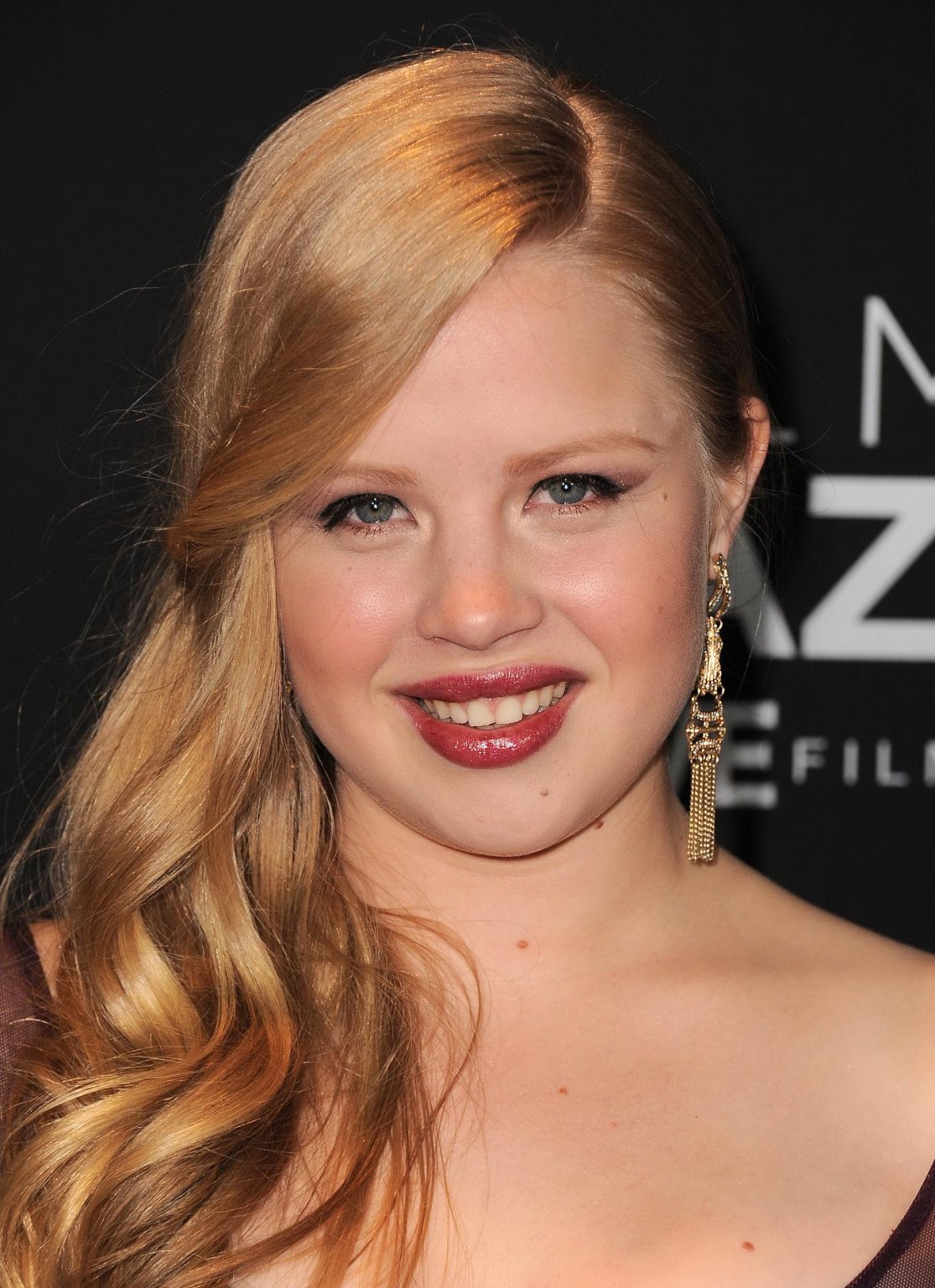 Sofia Vassilieva showing huge cleavage at the 'At Any Price' premiere in Hollywo #75234953