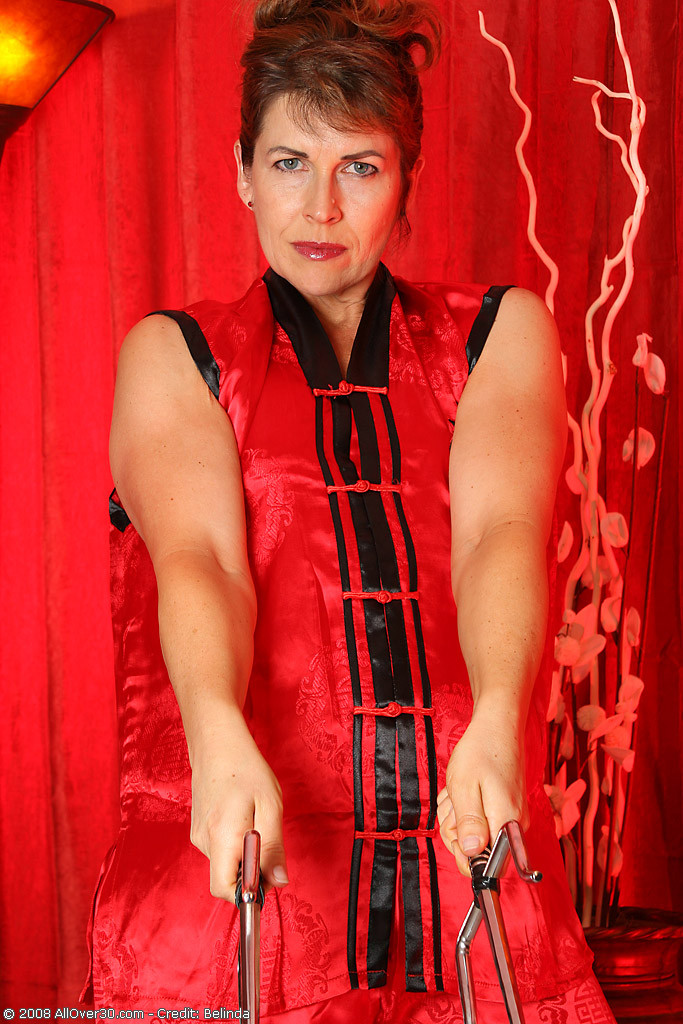 42 year old Andie looks damn hot playing with these swords #77511172