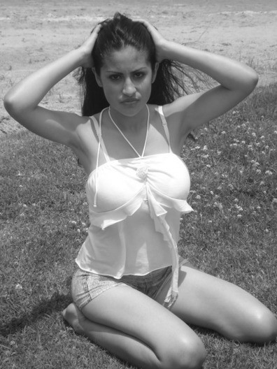 Big-boobed Latina cutie poses for the camera #77961505