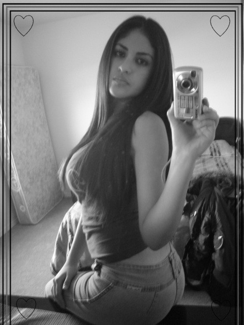 Big-boobed Latina cutie poses for the camera #77961518