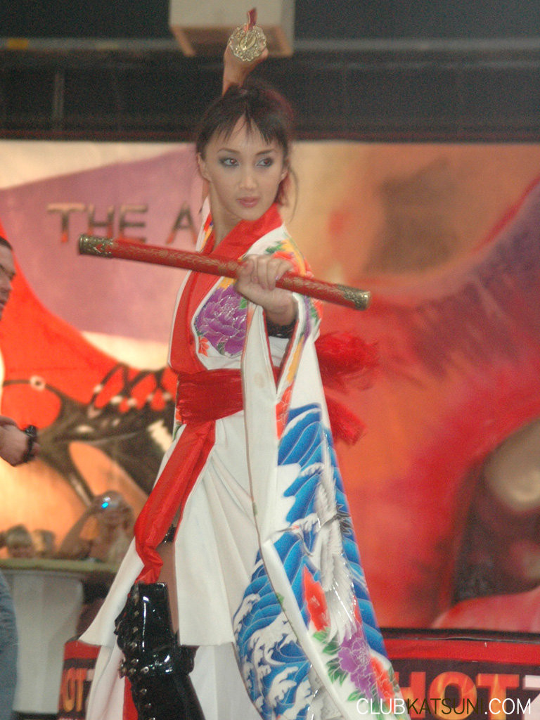 Asian Katsuni poses for the camera while getting her pictures taken at an Indust #69830884