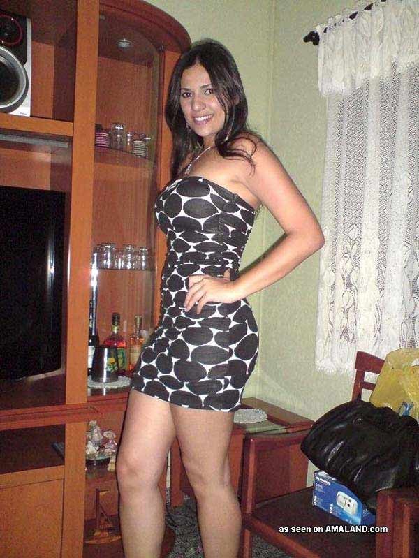Steamy hot Spanish chick's selfpics #77956370