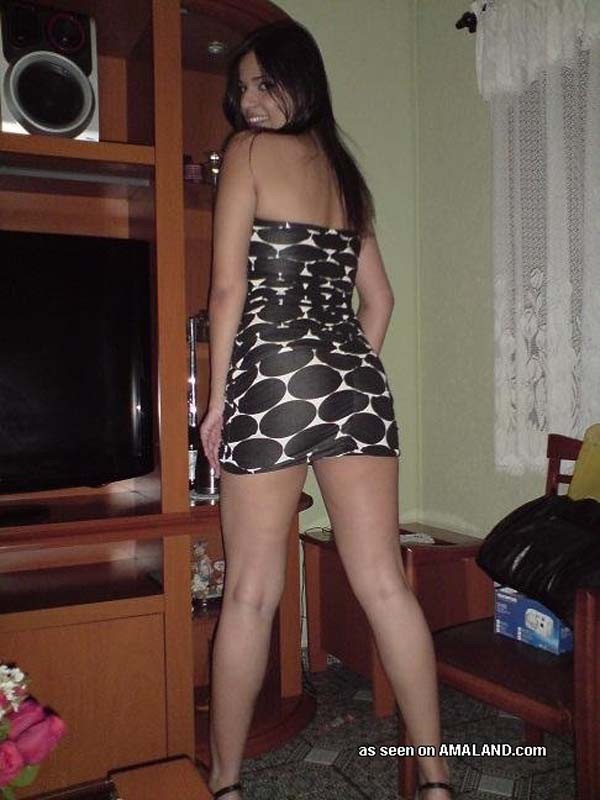 Steamy hot Spanish chick's selfpics #77956391