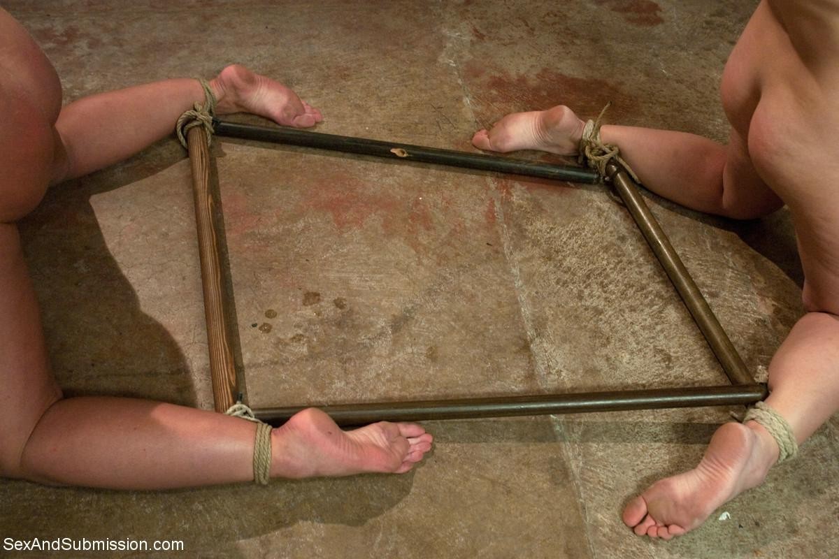 Kelly Divine and Audrey Rose are both delightfully submissive and share the task #67071400