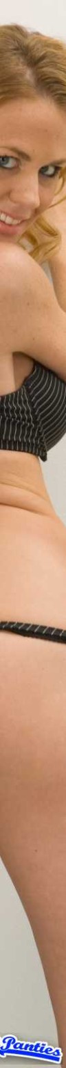 Chasen black and white thong panties and a matching bra she gives us some great  #72636251