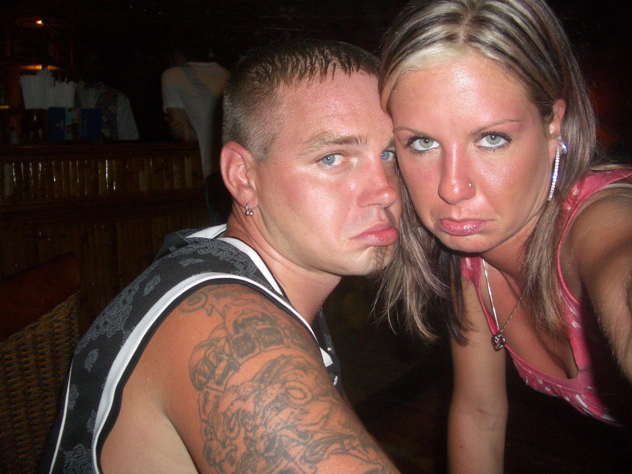 A sunburned British couple in a hardcore fuck and suck session in bed while on v #68356805