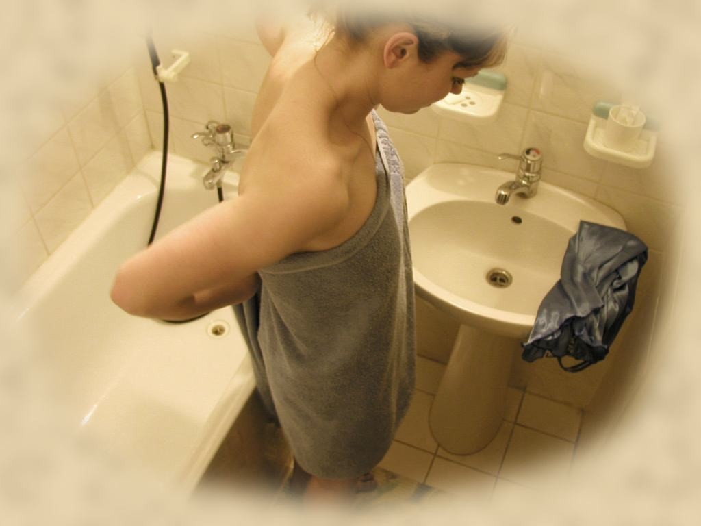 Unsuspecting babe filmed with hidden camera in the shower #71653899