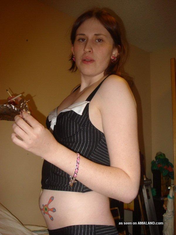 Compilation of amateur emo girlfriends posing for the cam #60636402