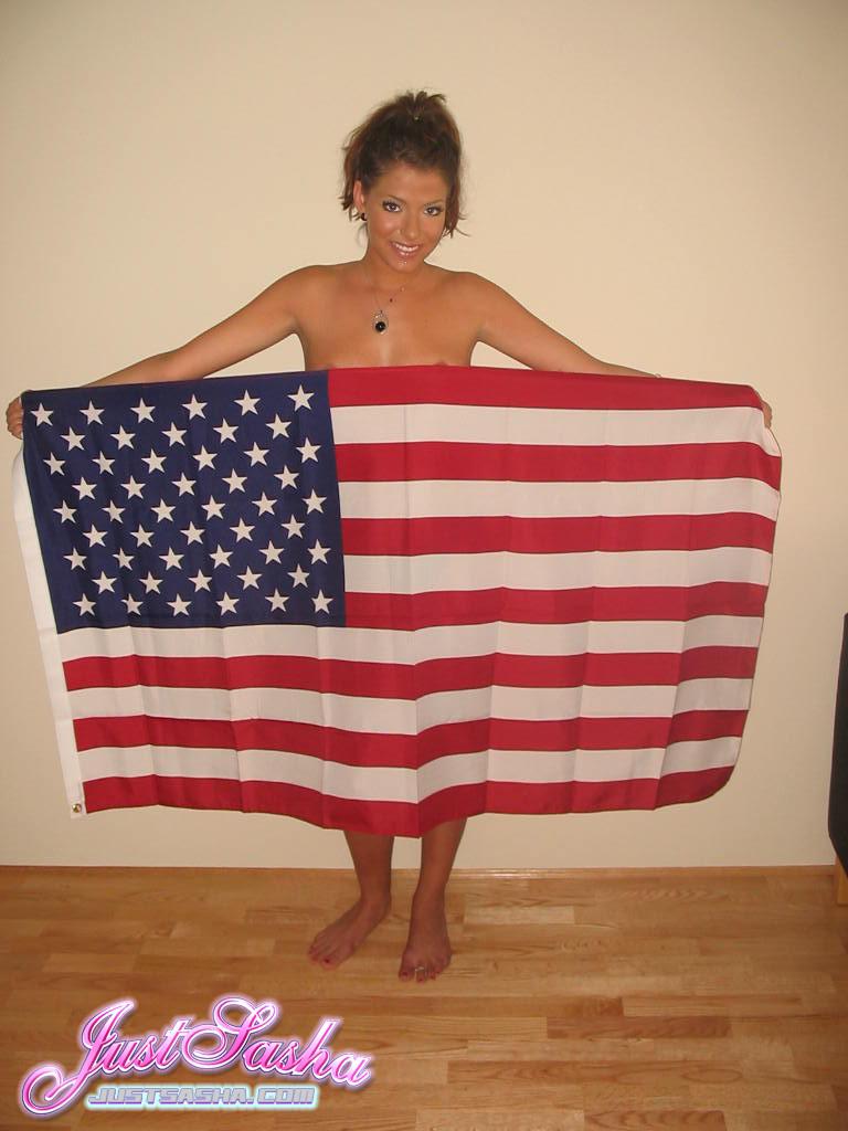 Pictures of Just Sasha gettign kinky this 4th of July #55811042