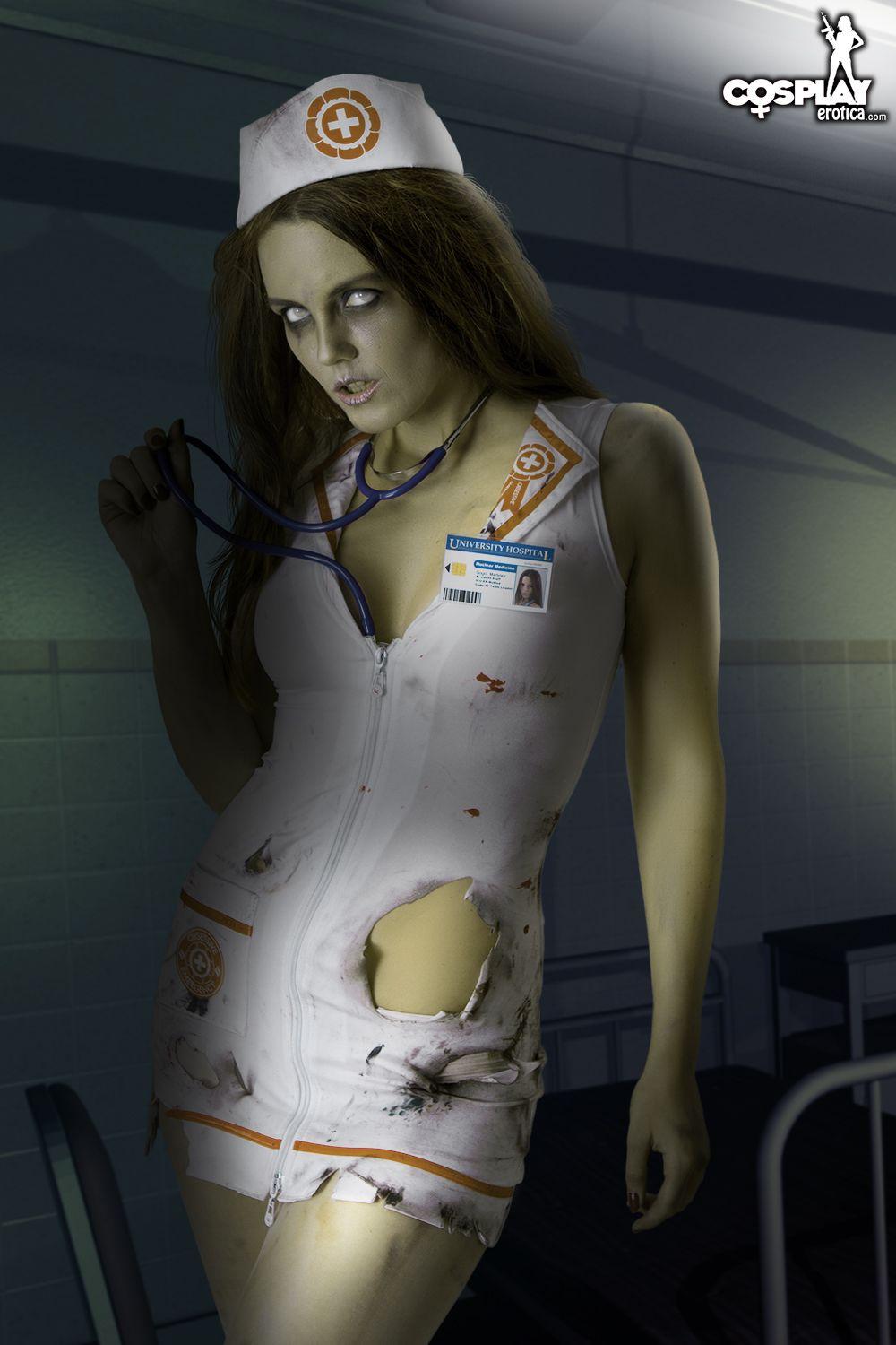 Cosplayer Gogo dresses up as a zombie from The Walking Dead #54559425